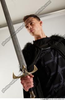 Claudio BLACK WATCH STANDING POSE WITH SWORD 2